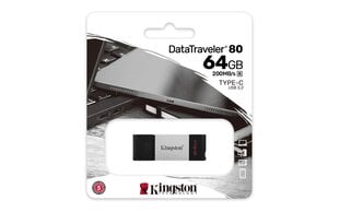 Kingston DataTraveler 80 64GB USB 3.2 цена и информация | USB накопители данных | kaup24.ee