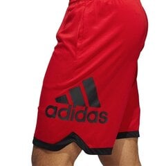 Meeste lühikesed korvpallipüksid Adidas Badge of Sport M DX6744, punane цена и информация | Мужская спортивная одежда | kaup24.ee