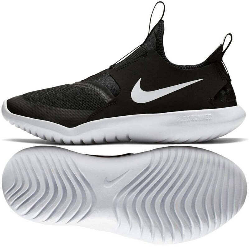 Nike laste jooksujalatsid FLEX RUNNER, must/valge hind ja info | Laste spordijalatsid | kaup24.ee