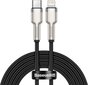 USB-C cable for Lightning Baseus Cafule, PD, 20W, 2m (black) цена и информация | Mobiiltelefonide kaablid | kaup24.ee