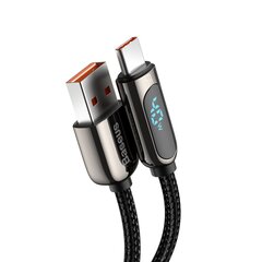 Baseus Display Cable USB to Type-C 5A 40W 1m (black) цена и информация | Кабели для телефонов | kaup24.ee