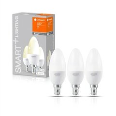 Nutikas LED pirn Ledvance Smart Candle E14 5W 470lm, 3 tk цена и информация | Лампочки | kaup24.ee