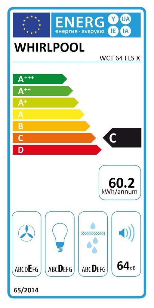 Whirlpool WCT 64 FLS X hind ja info | Õhupuhastid | kaup24.ee