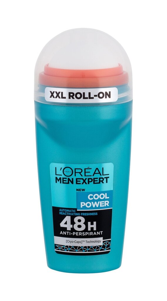 Rulldeodorant L'Oreal Paris Men Expert Cool Power 50 ml цена и информация | Deodorandid | kaup24.ee