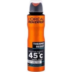L'Oreal Paris Men Expert Thermic Resist spreideodorant meestele 150 ml цена и информация | Дезодоранты | kaup24.ee