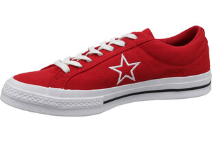 Мужская спортивная обувь Converse One Star Ox 163378C,красная цена и информация | Кроссовки для мужчин | kaup24.ee