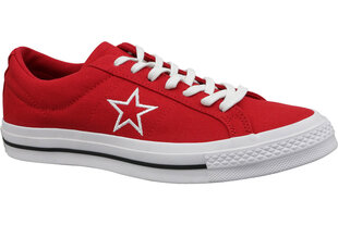 Meeste spordijalatsid Converse One Star Ox 163378C, punane hind ja info | Spordi- ja vabaajajalatsid meestele | kaup24.ee