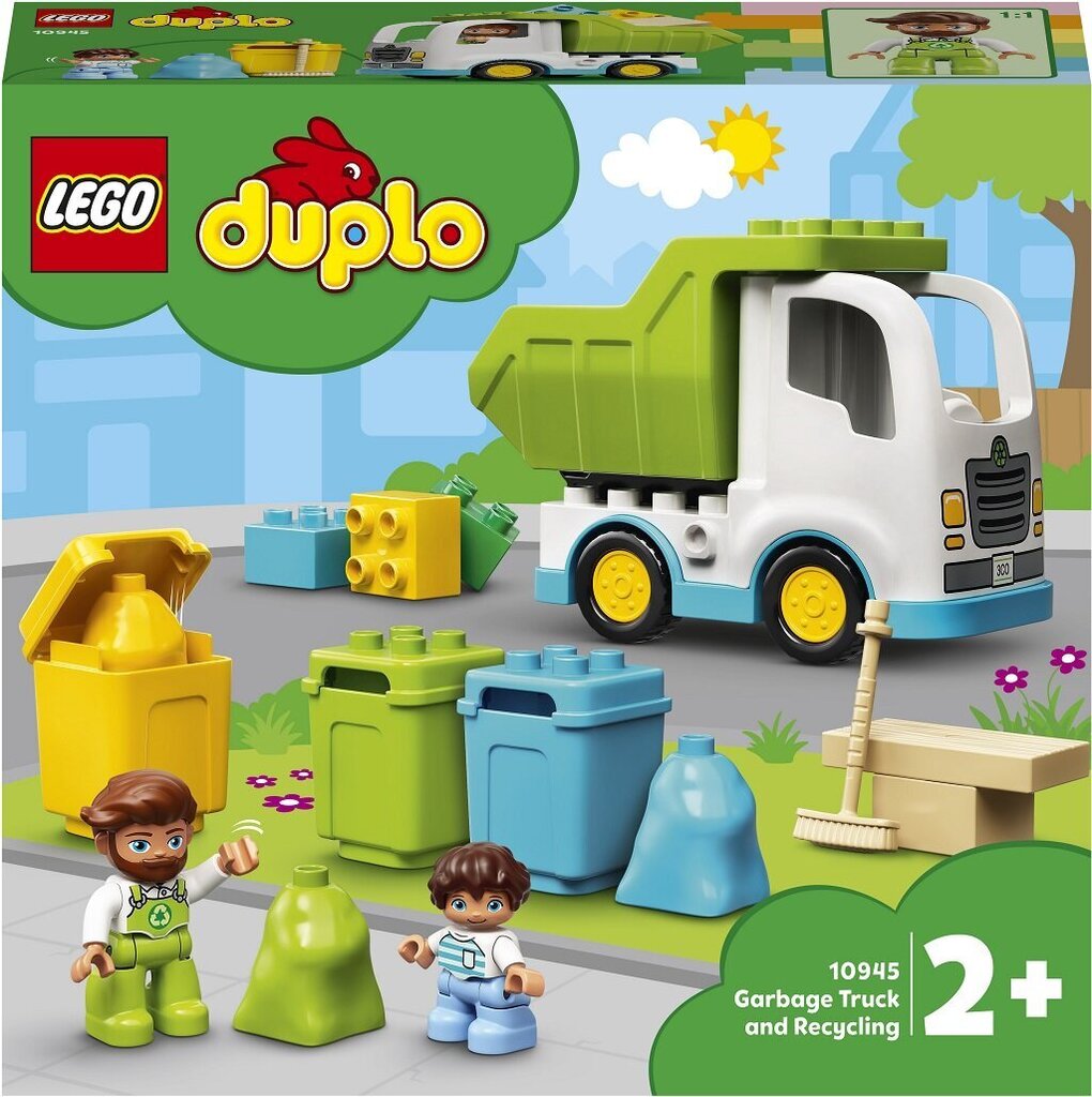 10945 LEGO® DUPLO Prügiauto hind ja info | Klotsid ja konstruktorid | kaup24.ee