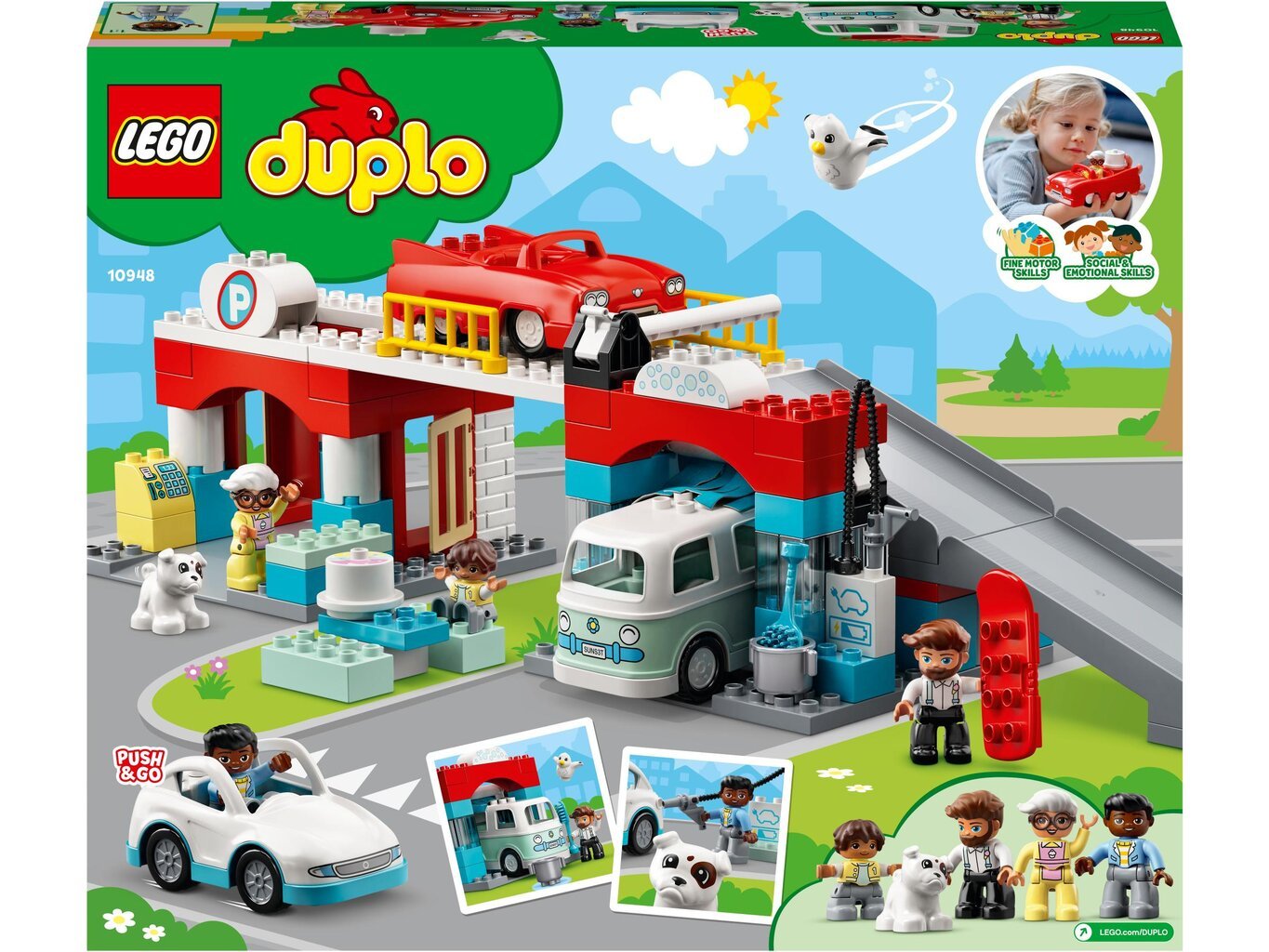 10948 LEGO® DUPLO Auto garaaž цена и информация | Klotsid ja konstruktorid | kaup24.ee