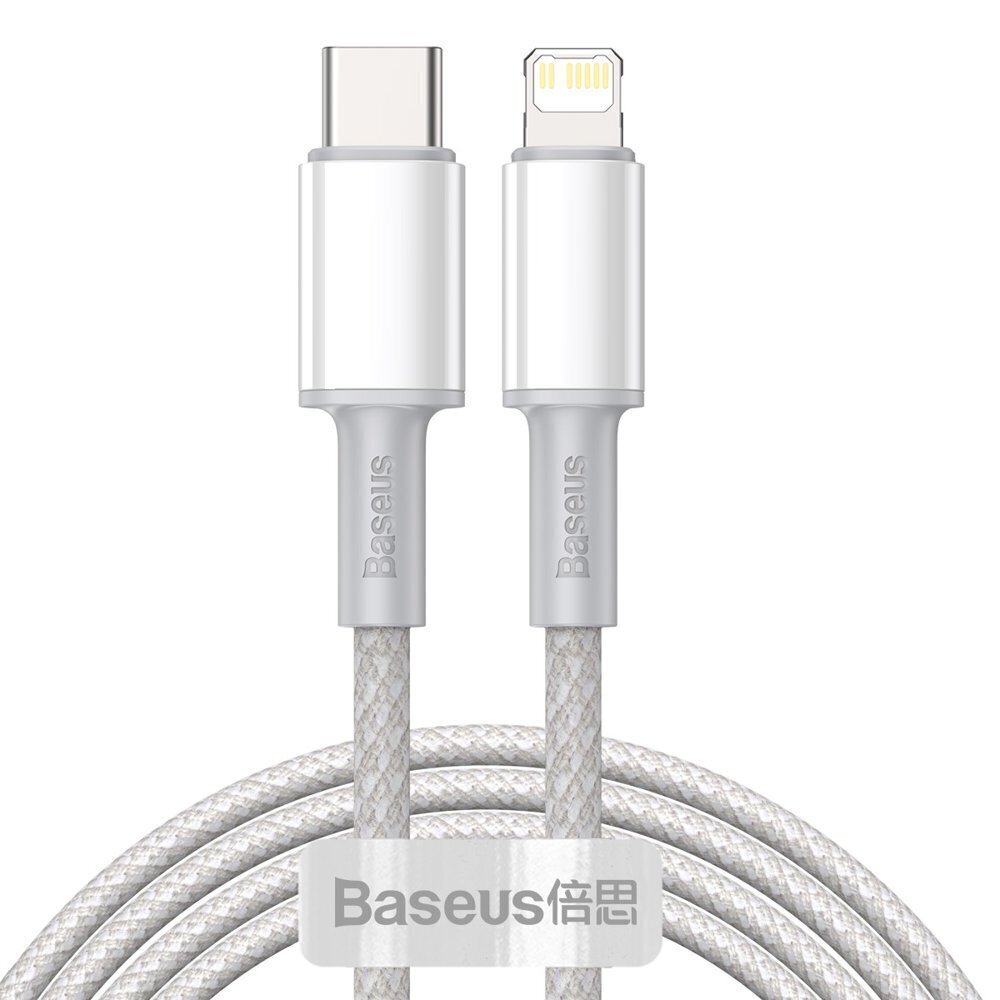 Kaabel Baseus USB Type C - Lightning 20 W, 2 m 6953156231955 hind ja info | Mobiiltelefonide kaablid | kaup24.ee