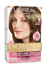 L'Oréal Paris Excellence CRÈME стойкая краска, 600 цена и информация | Краска для волос | kaup24.ee