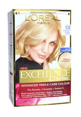 Kolmekordse kaitsega püsivärv L'Oreal Paris Excellence Creme 172 ml, Ultra-Light Natural Blonde hind ja info | Juuksevärvid | kaup24.ee