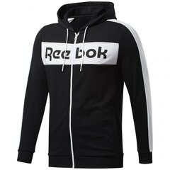 Meeste dressipluus Reebok Te Linear Logo Fz Hoody M FU3131, must цена и информация | Мужские толстовки | kaup24.ee