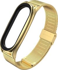 Tech-Protect watch strap Milanese Band Xiaomi Mi Band 5/6, gold цена и информация | Аксессуары для смарт-часов и браслетов | kaup24.ee