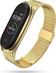 Tech-Protect watch strap Milanese Band Xiaomi Mi Band 5/6, gold цена и информация | Аксессуары для смарт-часов и браслетов | kaup24.ee