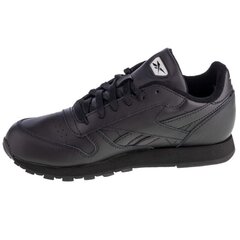 Кеды детские Reebok Classic Leather Jr EH1962, 65917, черные цена и информация | Детская спортивная обувь | kaup24.ee