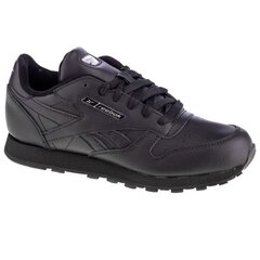 Кеды детские Reebok Classic Leather Jr EH1962, 65917, черные цена и информация | Детская спортивная обувь | kaup24.ee