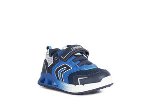 Geox мигающие полуботинки, синие цена и информация | Детская спортивная обувь | kaup24.ee