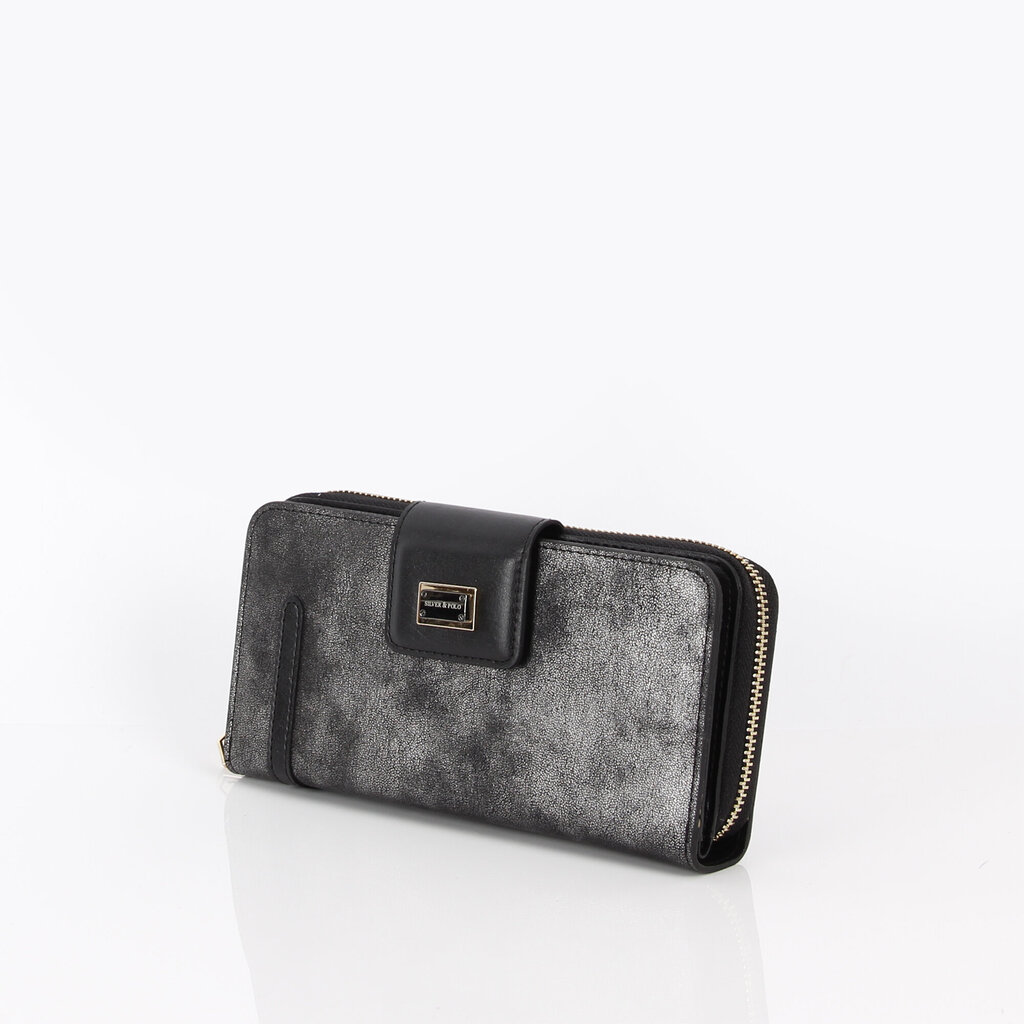 Naiste rahakott piklik Silver&amp;Polo 683, platinum/must hind ja info | Naiste rahakotid | kaup24.ee