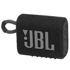 JBL Go 3 JBLGO3BLK цена и информация | Аудиоколонки | kaup24.ee