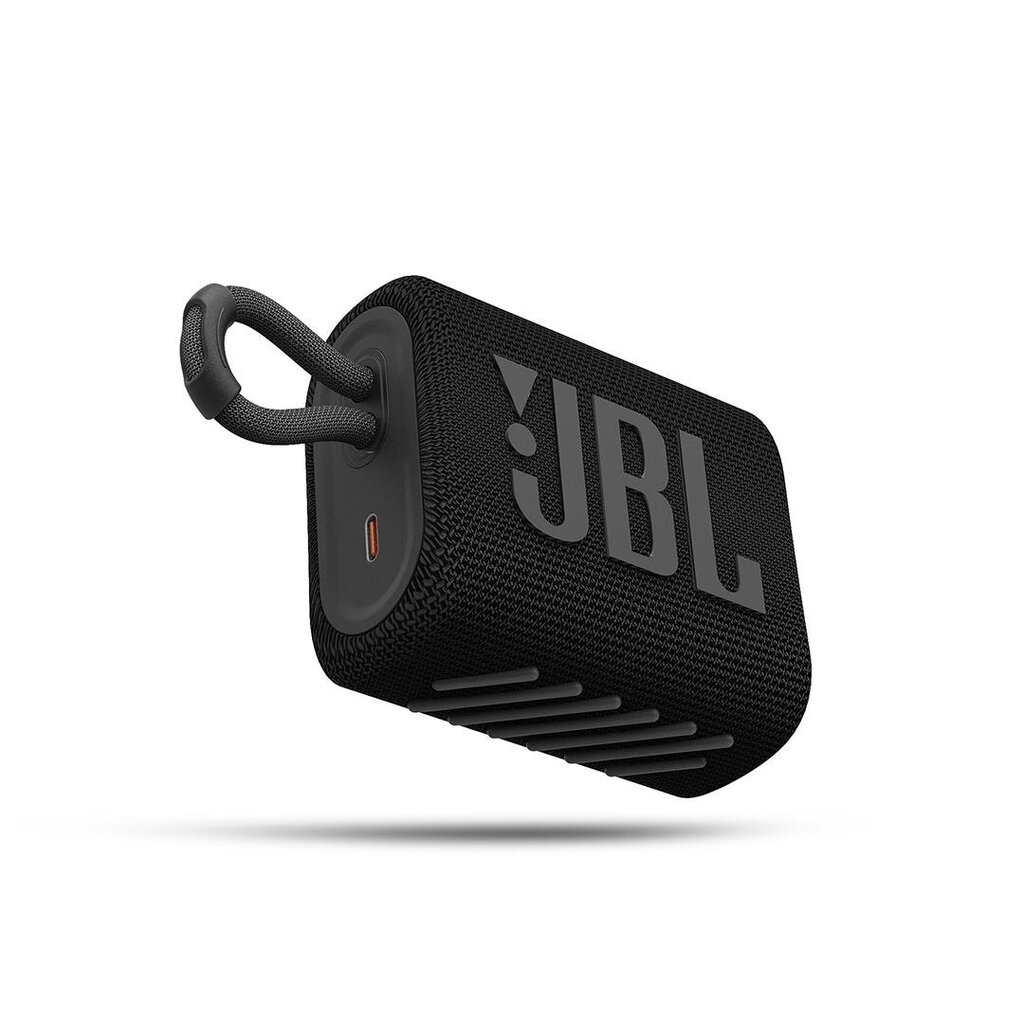 JBL Go 3 JBLGO3BLK цена и информация | Kõlarid | kaup24.ee