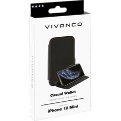 Vivanco чехол iPhone 12 Wallet (61803) цена и информация | Чехлы для телефонов | kaup24.ee