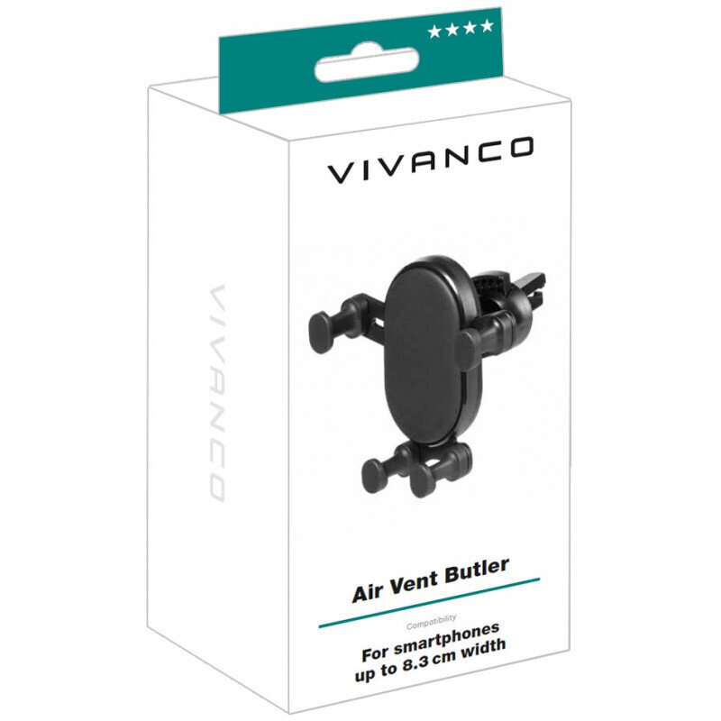 Vivanco autohoidik Butler Air Vent (61631) hind ja info | Mobiiltelefonide hoidjad | kaup24.ee