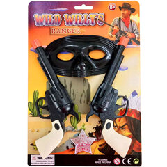 püstolid colt 2 tk. + Šerifi mask ja märk hind ja info | Poiste mänguasjad | kaup24.ee