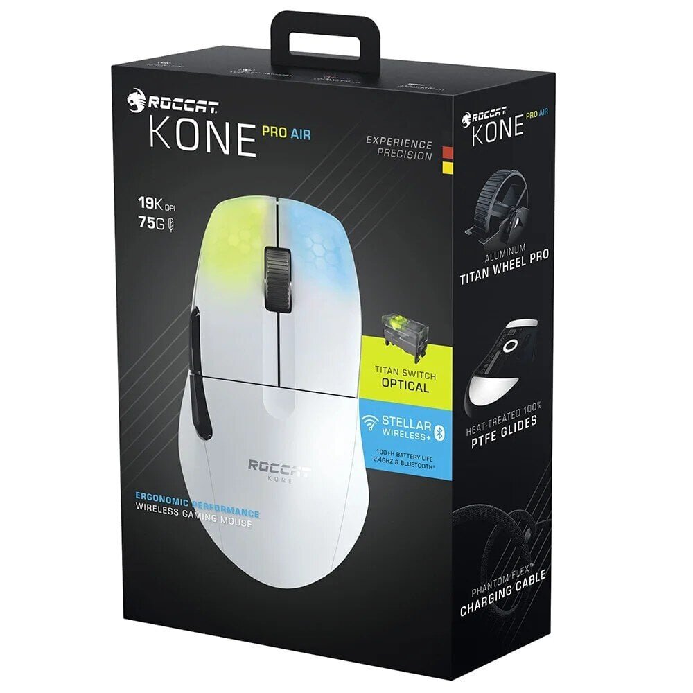 Hiir Roccat Kone Pro Air, valge hind ja info | Hiired | kaup24.ee