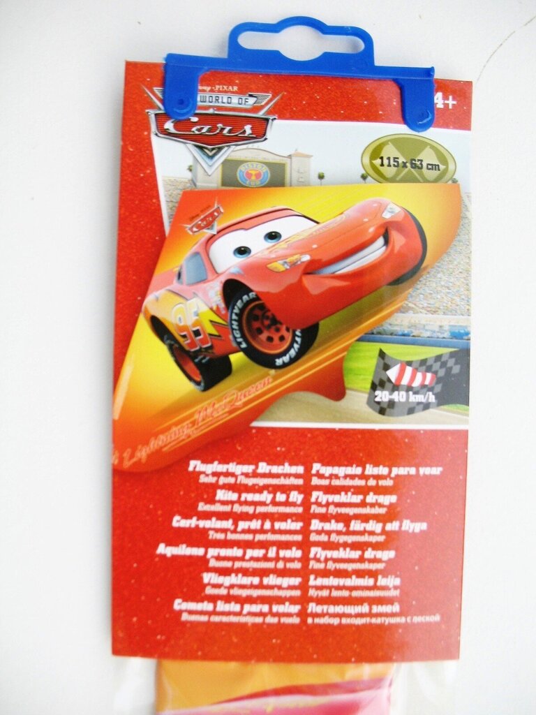 Tuulelohe Cars Disney, 115 x 63 cm цена и информация | Tuulelohed ja tarvikud | kaup24.ee