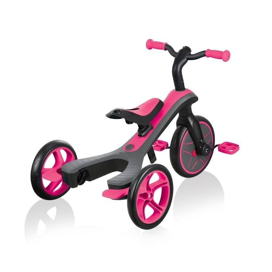 Kolmerattaline Globber Trike Explorer 4in1, roosa, 632-110 цена и информация | Kolmerattalised jalgrattad | kaup24.ee