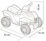 Elektriline laste ATV Feber 6V, punane hind ja info | Laste elektriautod | kaup24.ee