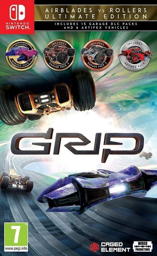 Switch mäng GRIP: Combat Racing - AirBlades vs Rollers Ultimate Edition hind ja info | Arvutimängud, konsoolimängud | kaup24.ee