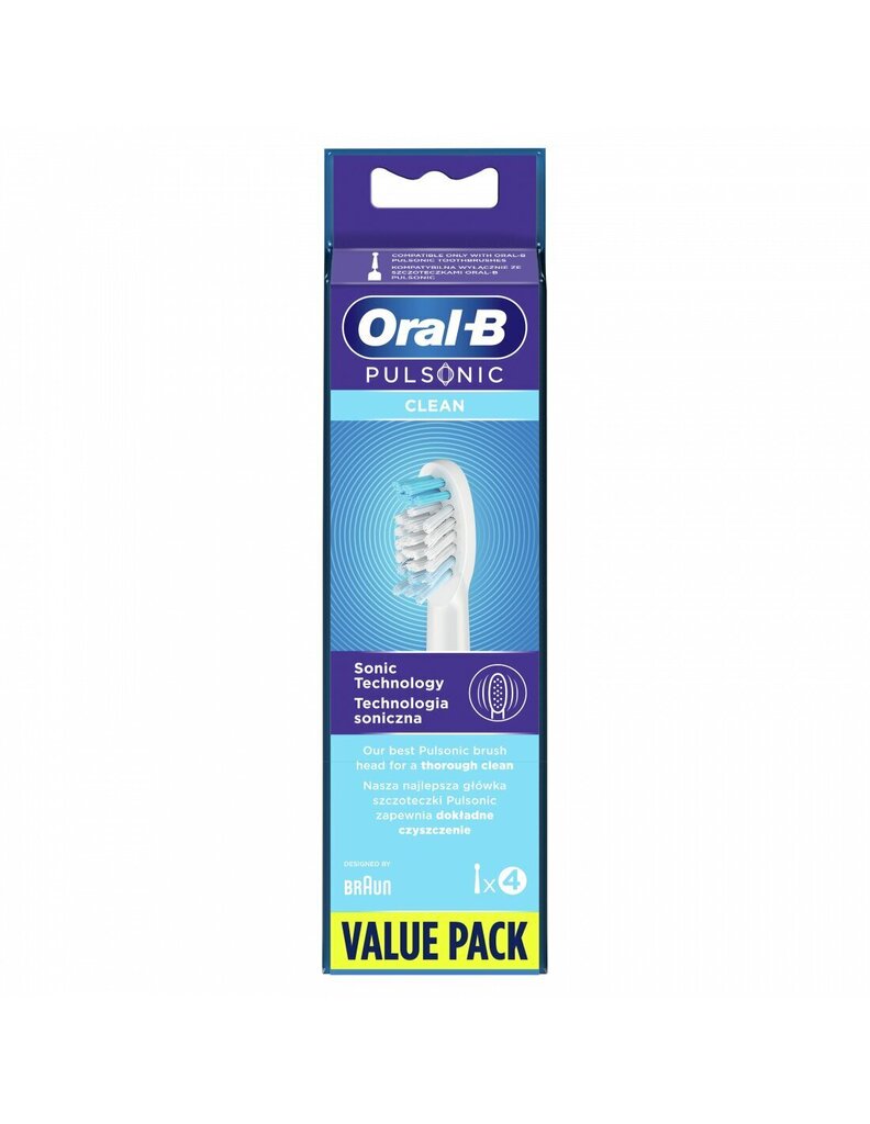 Oral-B Pulsonic Clean SR32-4 цена и информация | Elektriliste hambaharjade otsikud | kaup24.ee