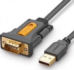 Ugreen USB - RS-232, 1.5м UGR333 цена и информация | Кабели и провода | kaup24.ee