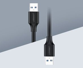 Кабель Ugreen USB 2.0 (male) - USB 2.0 (male) 0,25 m 79204 цена и информация | Кабели и провода | kaup24.ee