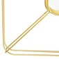 Peegel Homede Baila, 55,5x55,5 cm, kuldset värvi hind ja info | Peeglid | kaup24.ee