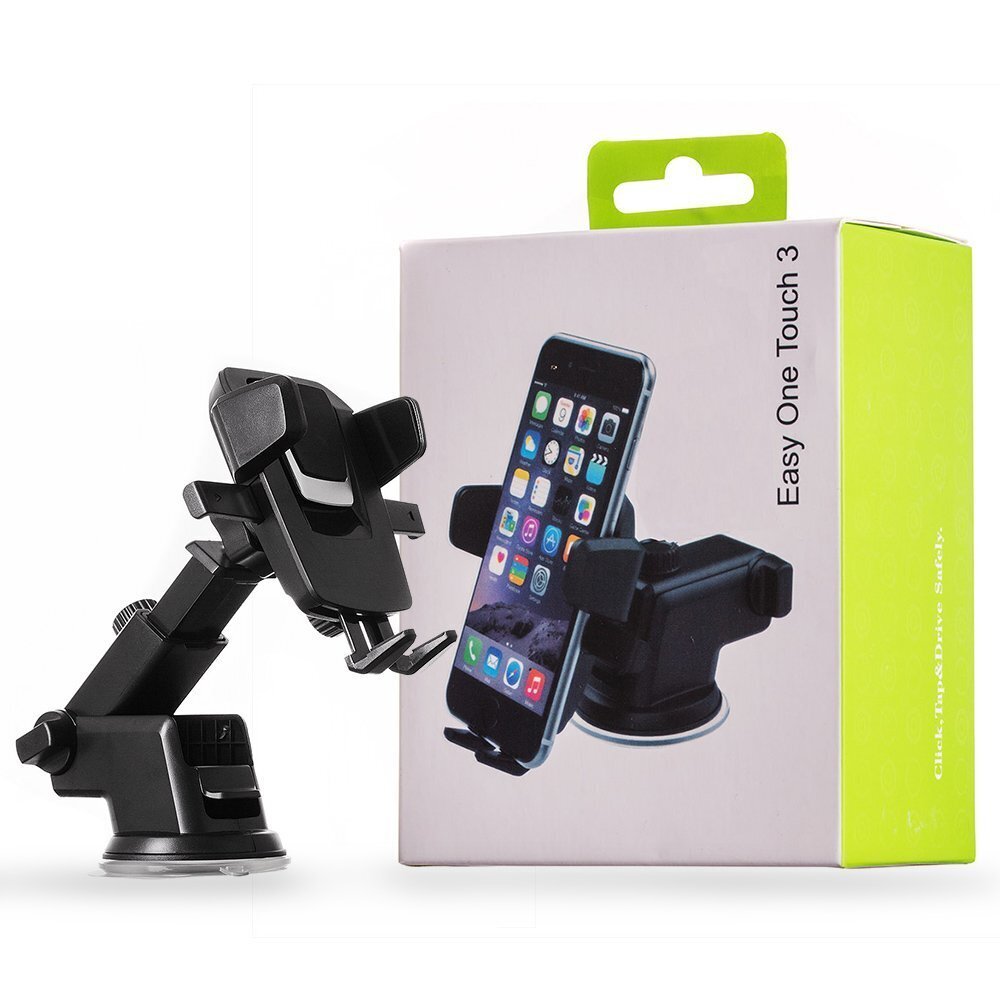 Auto telefonihoidik Car Mount Dashboard Or Windshield, must hind ja info | Mobiiltelefonide hoidjad | kaup24.ee