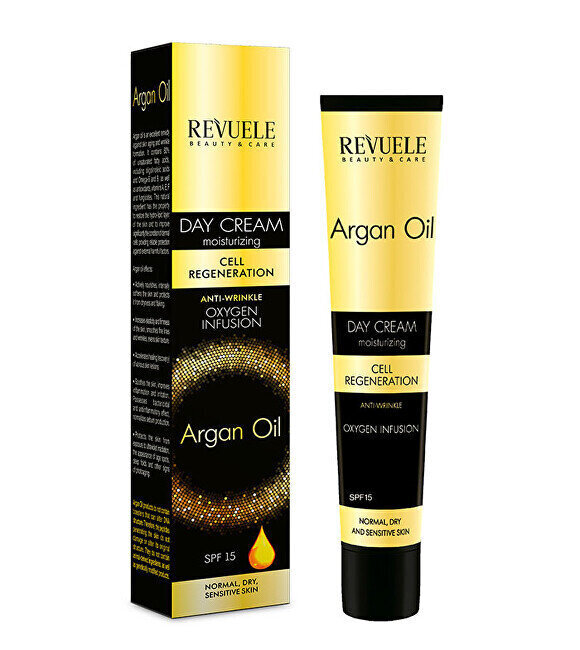 Kortsudevastane päevakreem Revuele Argan Oil, 50 ml цена и информация | Näokreemid | kaup24.ee