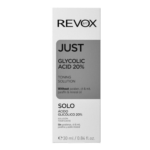 Näoseerum Revuele Revox Just Glycolic Acid, 30 ml hind ja info | Näoõlid, seerumid | kaup24.ee