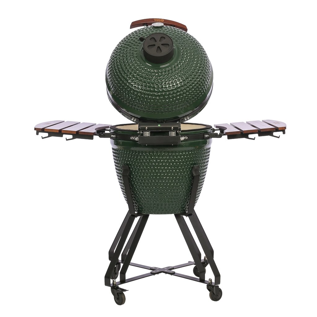 Keraamiline grill TunaBone Kamado classic M, 55 cm, roheline hind ja info | Grillid | kaup24.ee