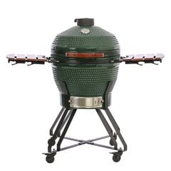 Keraamiline grill TunaBone Kamado Pro L, 61 cm, roheline hind ja info | Grillid | kaup24.ee