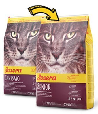 JOSERA vanematele kassidele Senior, 400g hind ja info | Kuivtoit kassidele | kaup24.ee