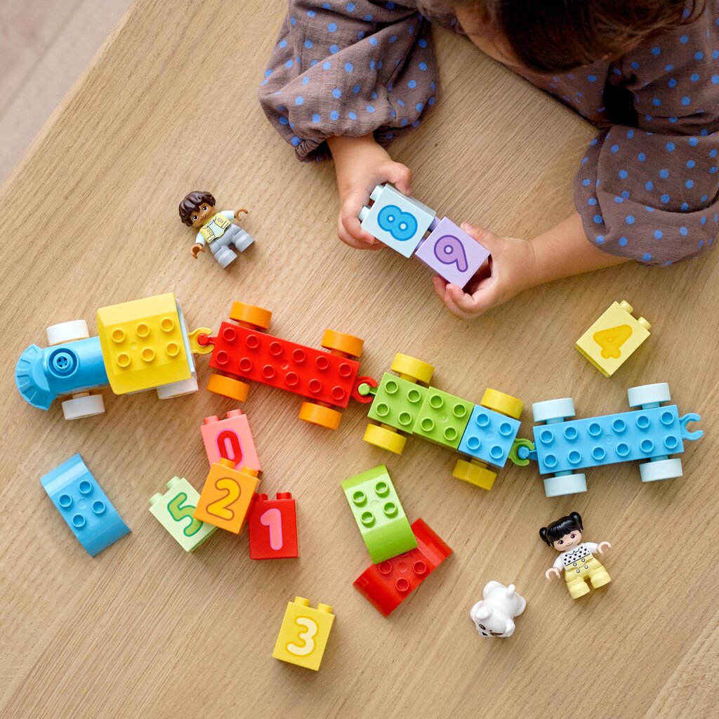 10954 LEGO® DUPLO numbrirong – õppige loendama hind ja info | Klotsid ja konstruktorid | kaup24.ee