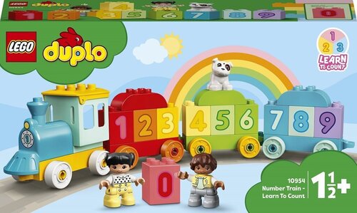 10954 LEGO® DUPLO Номерной поезд - учимся считать цена и информация | Конструкторы и кубики | kaup24.ee