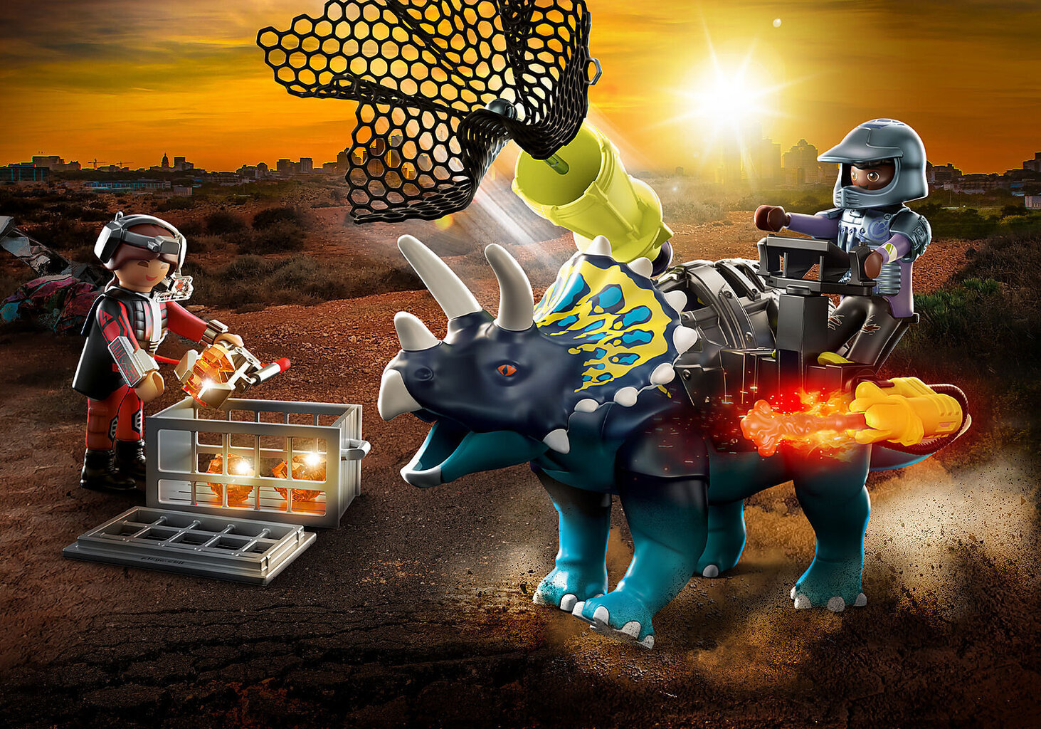 70627 PLAYMOBIL® Dino Rise, Triceratops: Battle for the Legendary Stones hind ja info | Klotsid ja konstruktorid | kaup24.ee