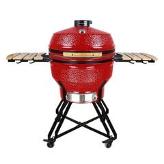 Kamado grill koos lisadega Zyle XX Large, ZY26KSRDSET, 66 cm, punane цена и информация | Грили | kaup24.ee