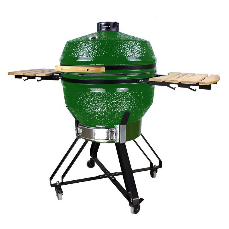 Kamado grill koos lisadega Zyle XX Large, ZY26KSGRSET, 66 cm, roheline hind ja info | Grillid | kaup24.ee