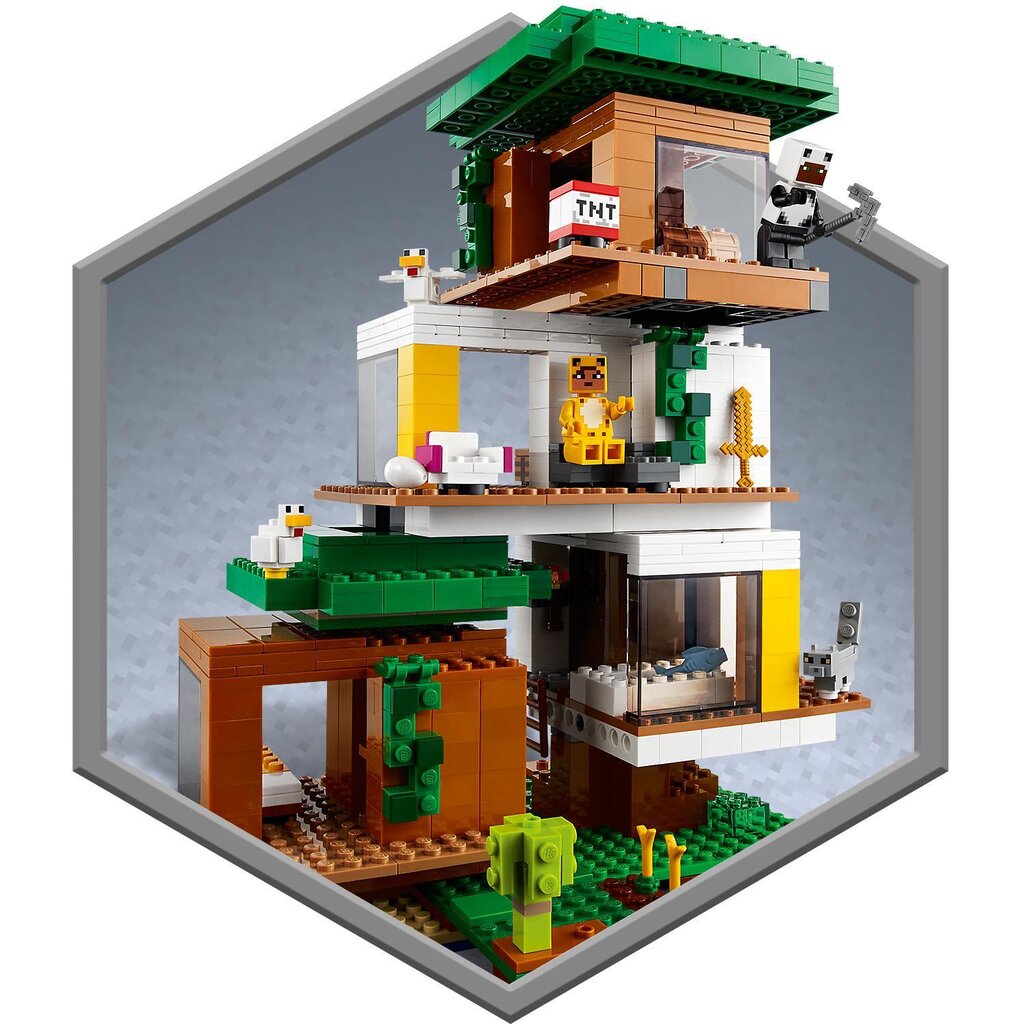21174 LEGO® Minecraft Moodne puuonn hind ja info | Klotsid ja konstruktorid | kaup24.ee