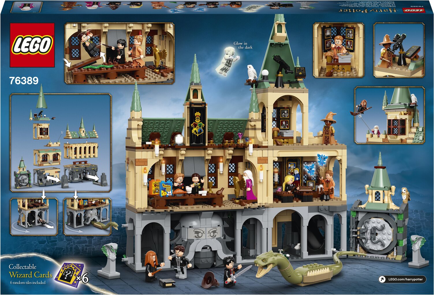 76389 LEGO® Harry Potter Sigatüüka saladuste kamber цена и информация | Klotsid ja konstruktorid | kaup24.ee